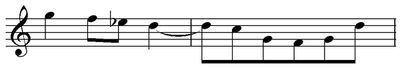 Notation incipit page 1